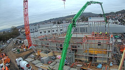 Baufortschritt Neubau sfm Werk2